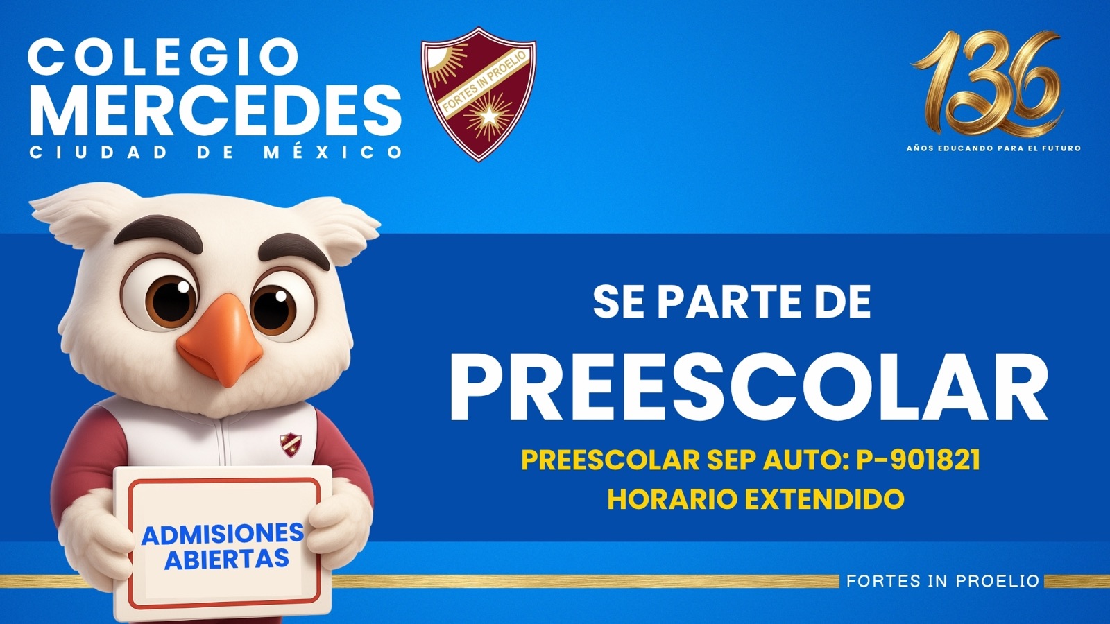 Sé parte de Preescolar – Colegio Mercedes