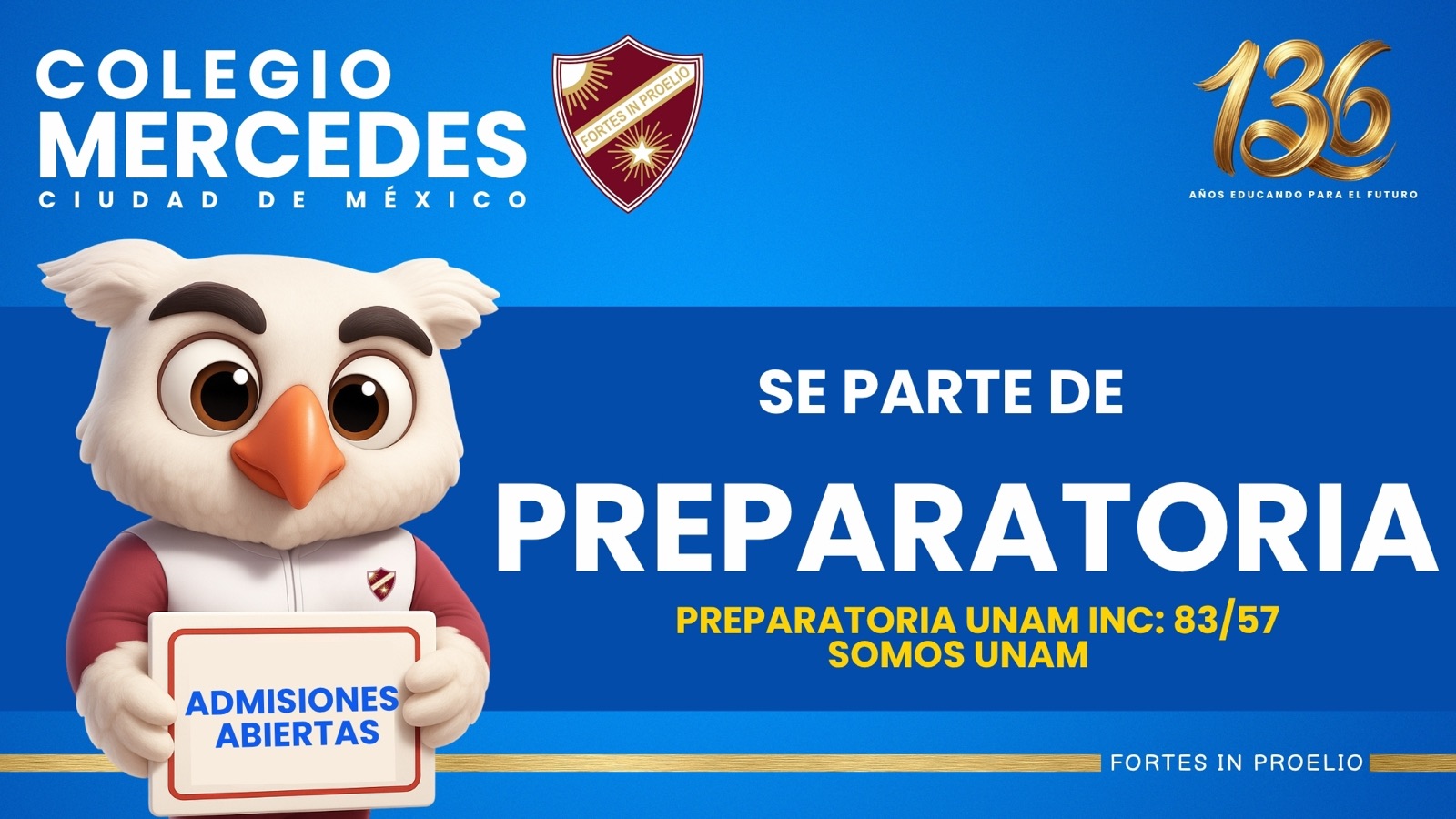 Sé parte de Preparatoria – Colegio Mercedes